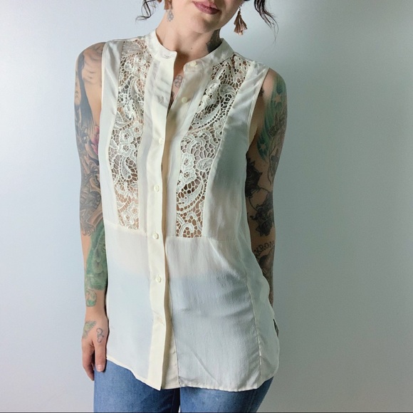 Madewell Tops - {madewell} BROADWAY & BROOME Silk Sleeveless Top